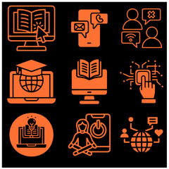 Digital icon Vector Set 4