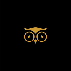Owl logo. Owl real estate logo. Owl property