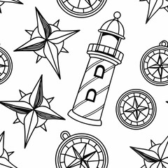Abstract geometric doodles, monochrome, line-art style, seamless pattern design, suitable for backgrounds and packaging