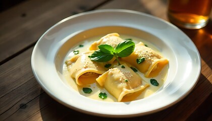 Pesto Ravioli Dish

Creamy Pasta Close-Up

Autumn Light Ravioli

Moody Pesto Pasta

Ravioli in Warm Light

Cozy Pasta Plate

Creamy Green Ravioli