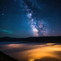 Fototapeta premium sunrise over the lake