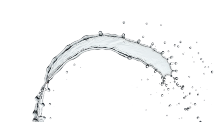 Water Splashing in the Air 3.