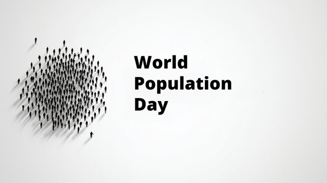 World population day awareness event global infographic informative