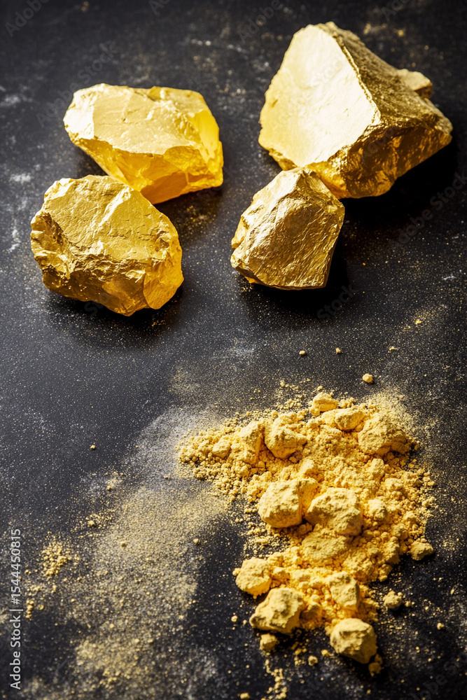 Aufkleber processing high-quality uranium yellowcake material generative ai