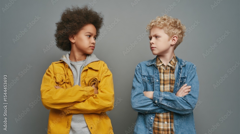 Aufkleber Exploring the Differences Between Conflict and Bullying Among Children in a Studio Setting