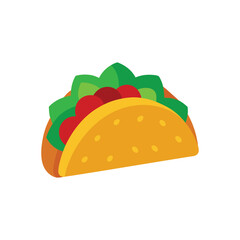 hamburger isolated on white background