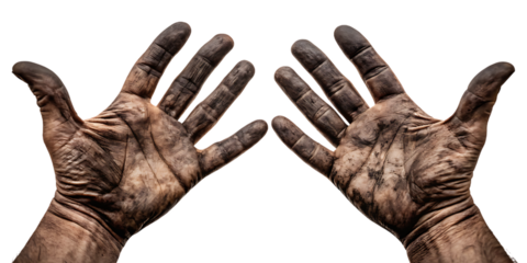 Hardworking Hands A Powerful Image of Labor and Grit