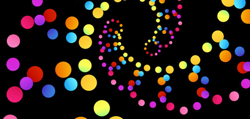 Abstract illustration background. Twist style.