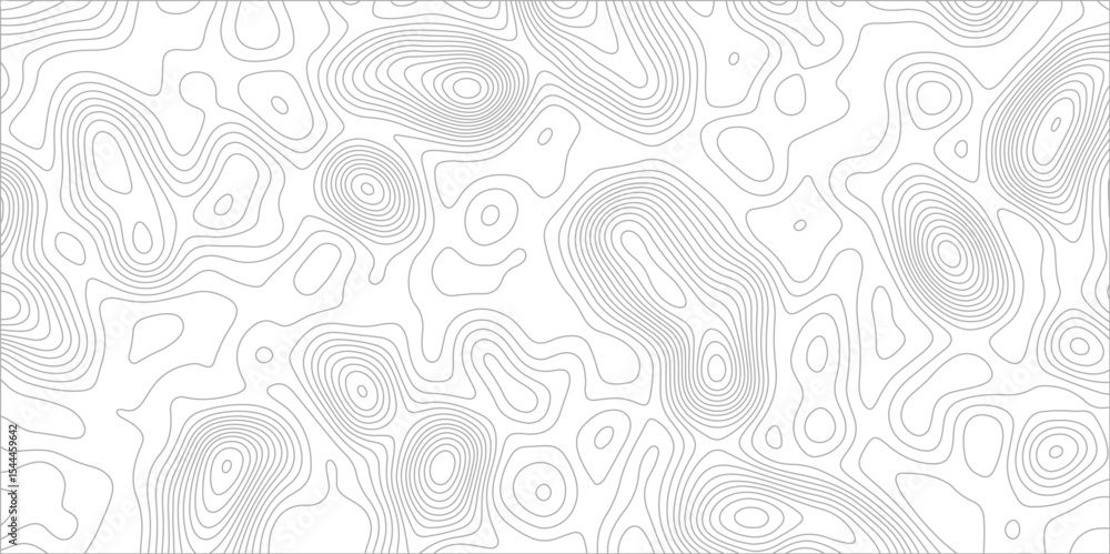 Poster abstract background with topographic map white background. the stylized height of the topographic ma