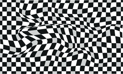 abstract black and white smash pattern design