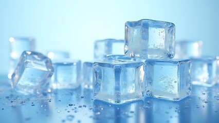 Ice Cubes: Crystal Clear, Refreshing, Cool