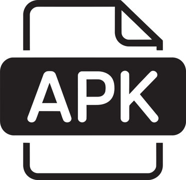 APK File Icon &ndash; Android App Installer Symbol in Vector Format