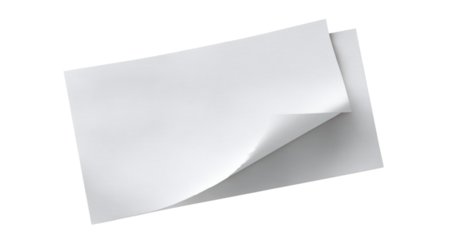 Blank Page with Folded Corner: A simple yet elegant photograph showcases a clean, blank sheet of paper with its corner gently folded, offering an invitation for thoughts, ideas, or a fresh start.