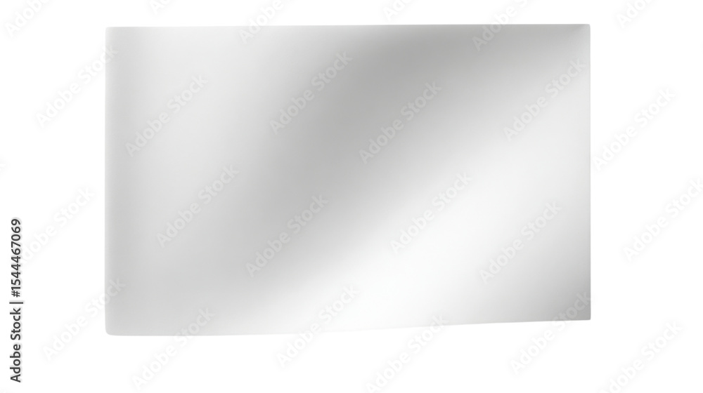 Aufkleber a sleek and modern mirror: the minimalist design of a smooth, reflective mirror presents a blank can