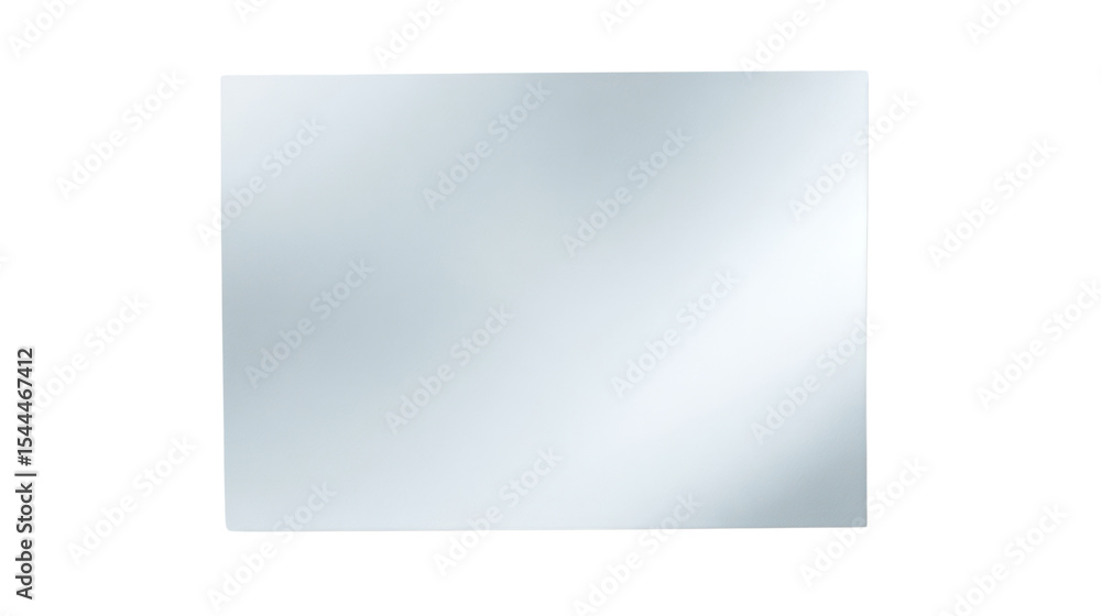 Poster reflecting ambiguity: a square frame reflects an abstract blur of light and shadow. a visual metapho