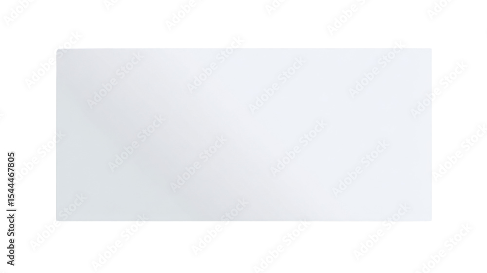 Aufkleber blank canvas: a pristine, minimalist rectangular backdrop of pure simplicity, ideal for seamless int