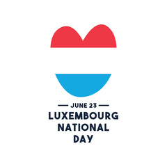 Luxembourg National Day. June 23.