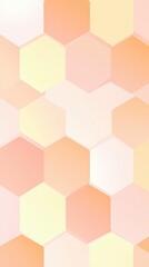 Pastel Hexagon Geometric Pattern