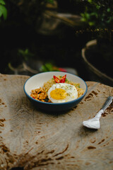 a rice dish that is fried and mixed with various spices and complementary ingredients.