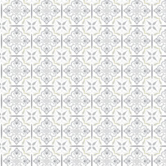 Elegant Gray Floral Mandala Geometric Pattern on White Background – Decorative Vector Illustration for Design, Print, and Digital Art