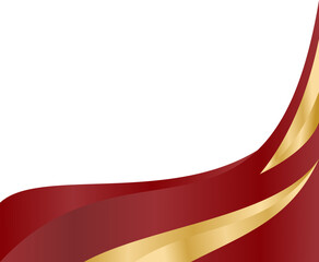 Modern Certficate Wave Corner