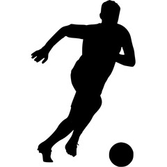 football player silhouette