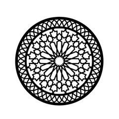 vector round ornament