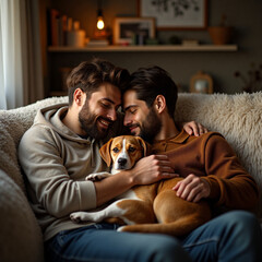 boy and dog
