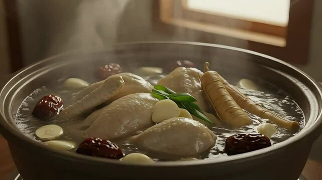 Samgyetang food