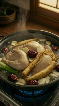 Samgyetang food