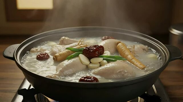 Samgyetang food