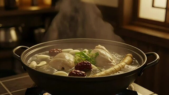 Samgyetang food