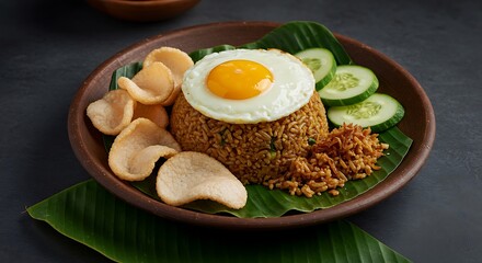 Food Photography - Fried Rice on a Beautiful Plate
