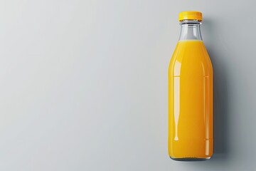 Clear Pixel Image of Top Side Juice Bottle Front View