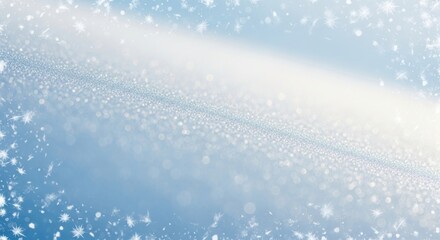 abstract blue background with snowflakes