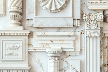 Premium Quality Picture of Assortment of Different Architectural Elements