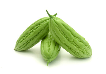 There are balsam pear in the basket