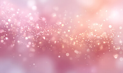 abstract romantic pink and peach bokeh background. generative ai