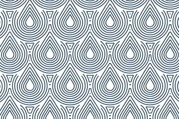 Geometric pattern of concentric water droplets on a light background.