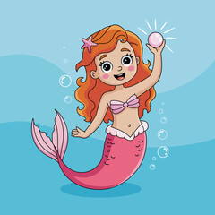 Mermaid with a Pearl