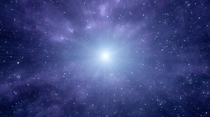 Cosmic stardust swirls in violet twilight, evoking Day of the Cosmic Voyager and Astronomical Wonderfest celebration