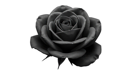 Monochrome rose close up