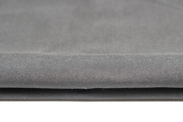 深みある黒灰色の布地質感