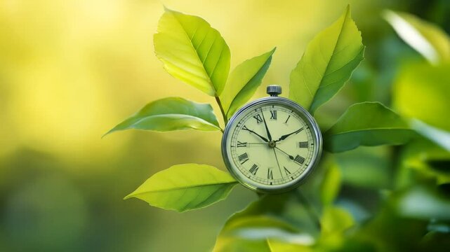 Time and nature's growth