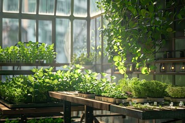 Flawless Image of Quotinnovative Urban Farming Depicting Ecofriendly Practicesquot
