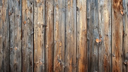Naklejka premium An old, weathered wooden fence with a rustic, weathered appearance.