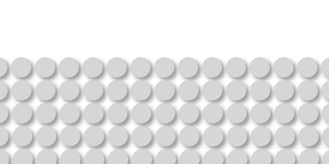 Grey tiles wall. round marble textures, ball tiles. Top view pavement circle block gray texture with seamless patterns floor background. Air Bubble wrap texture background. Textured Background.