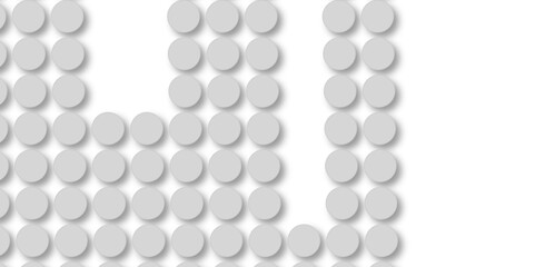 Grey tiles wall. round marble textures, ball tiles. Top view pavement circle block gray texture with seamless patterns floor background. Air Bubble wrap texture background. Textured Background.