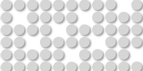 Grey tiles wall. round marble textures, ball tiles. Top view pavement circle block gray texture with seamless patterns floor background. Air Bubble wrap texture background. Textured Background.
