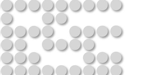 Grey tiles wall. round marble textures, ball tiles. Top view pavement circle block gray texture with seamless patterns floor background. Air Bubble wrap texture background. Textured Background.